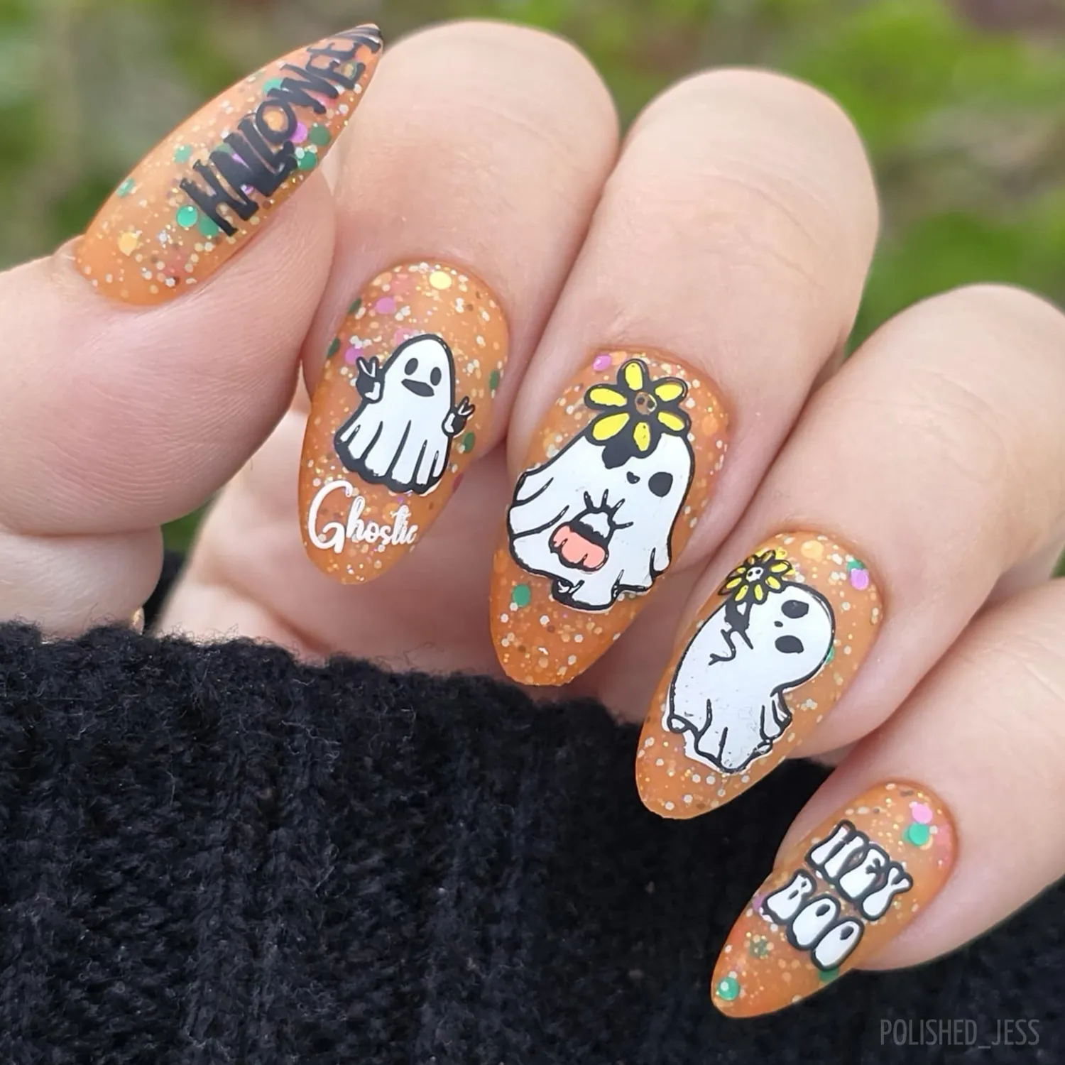 Clear Jelly Stamper H-115 Hey Boo stampingplade halloween