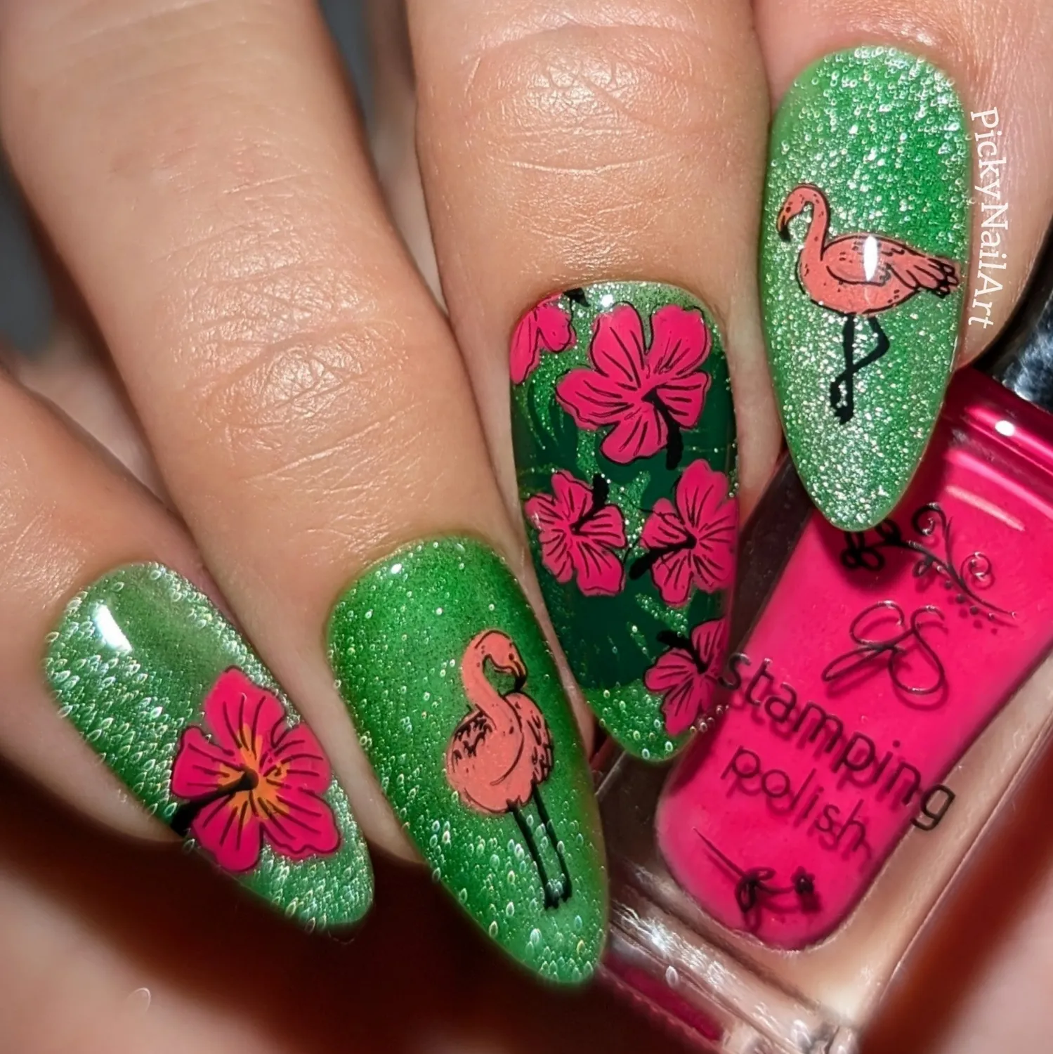 Clear Jelly Stamper CjS-359 Tropical Paradise stamping plade tropisk