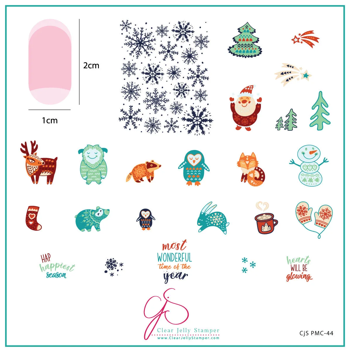 Clear Jelly Stamper November 2021 stampingplade sæt 2-pak linjer