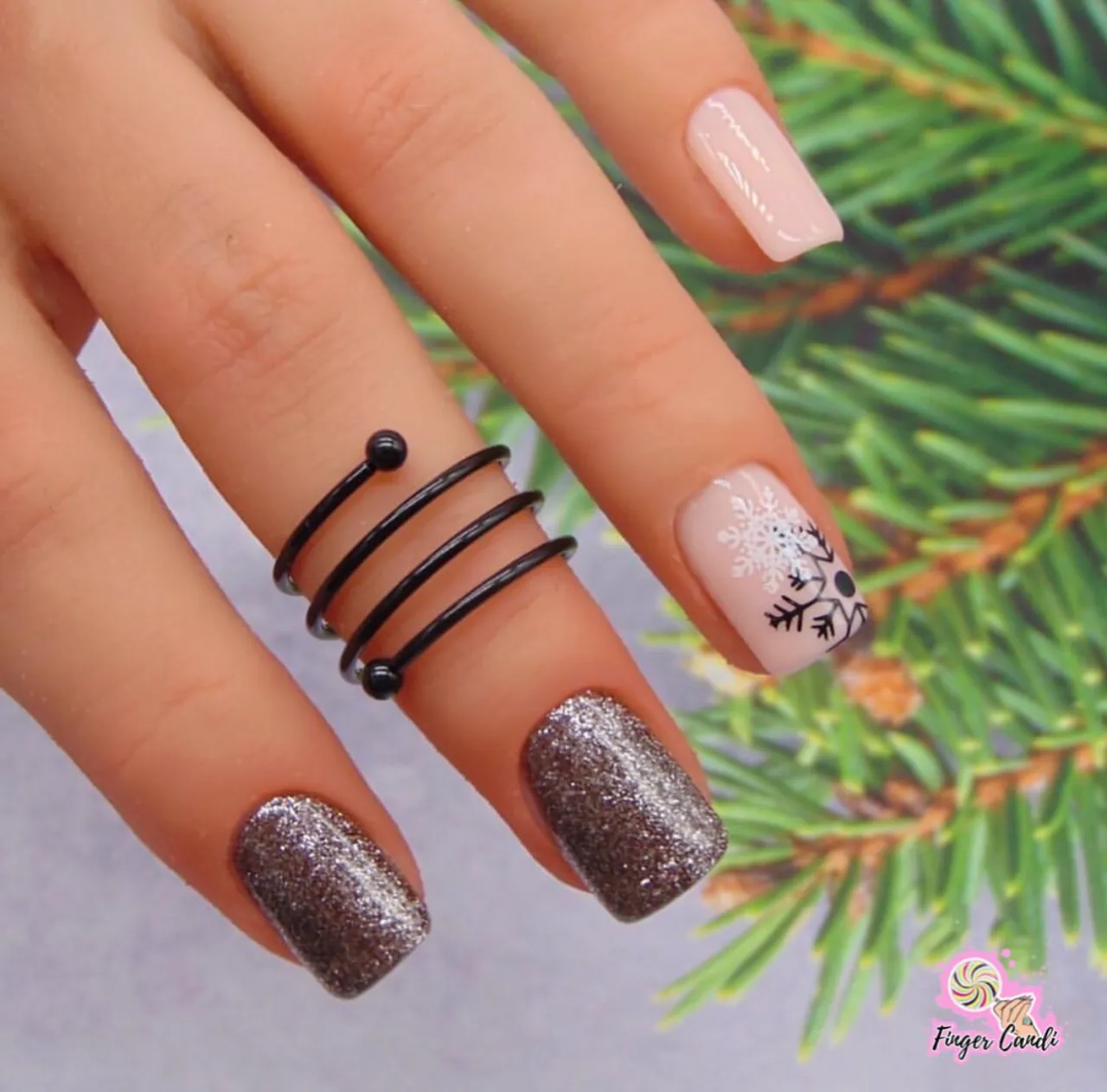 Clear Jelly Stamper CjSC-24 In the Frosty Air stamping plade