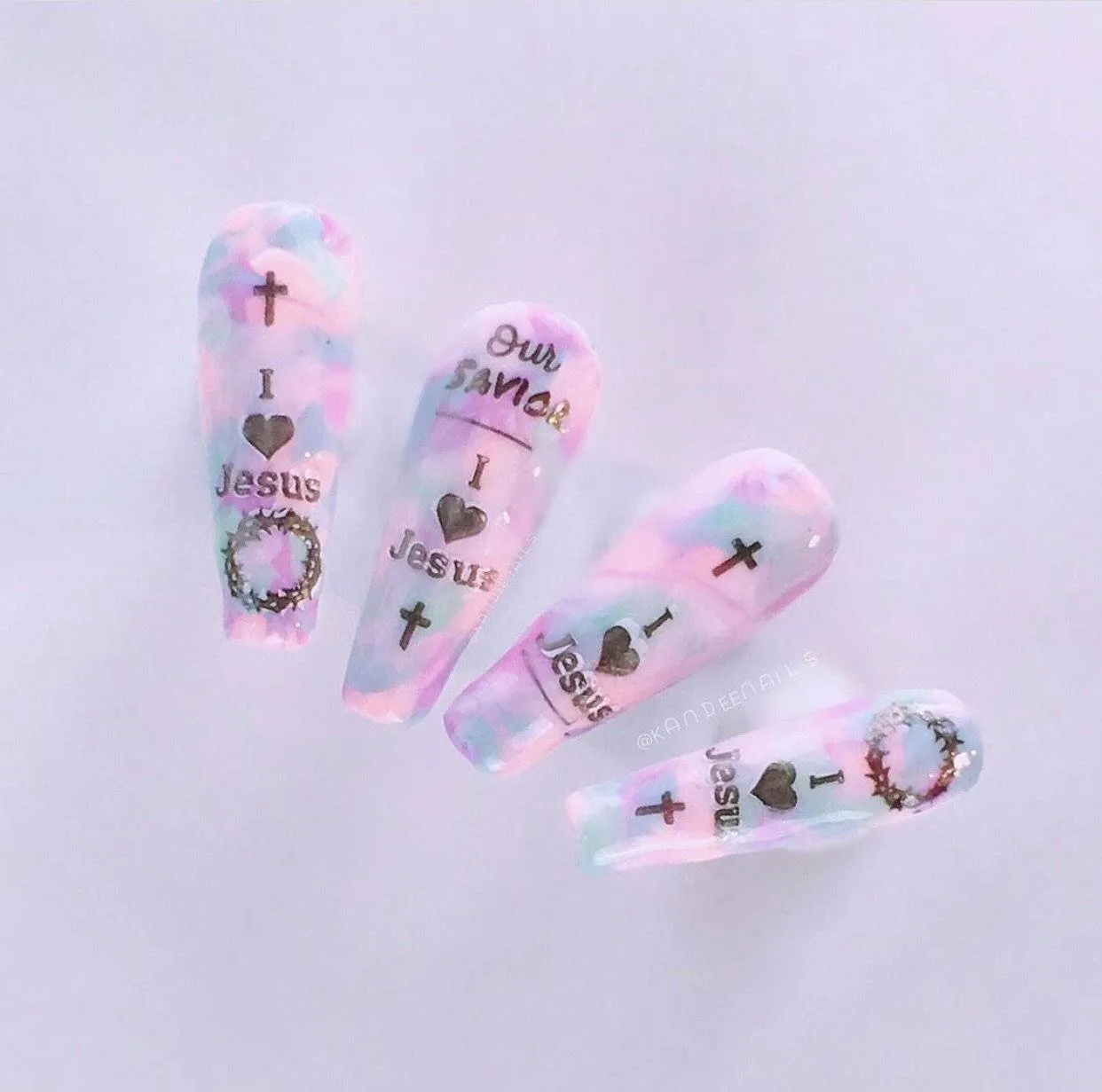 Clear Jelly Stamper CjSLC-14 Christian stampingplade kors