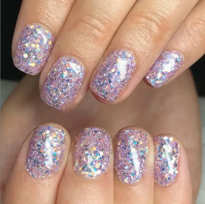 Indigo Nails Roxie glitter til negle – glansfuld