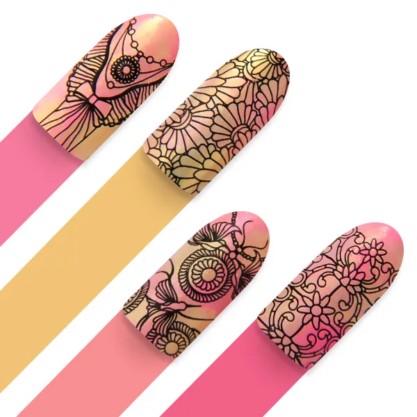 Moyra Stamping 52 Filigree stampingplade stor