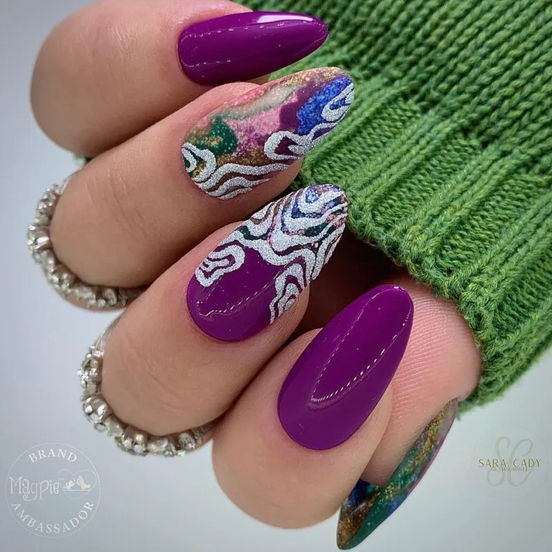Indigo Nails Peppa negleglitter pink effekt