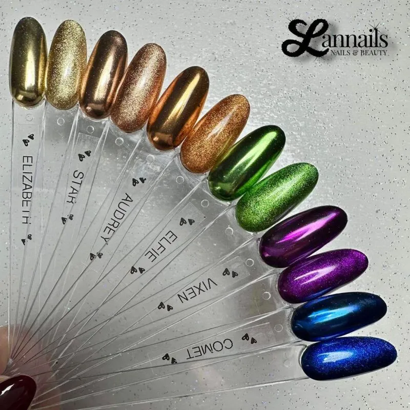 Indigo Nails Vixen Compact chrome pulver med spejlglans