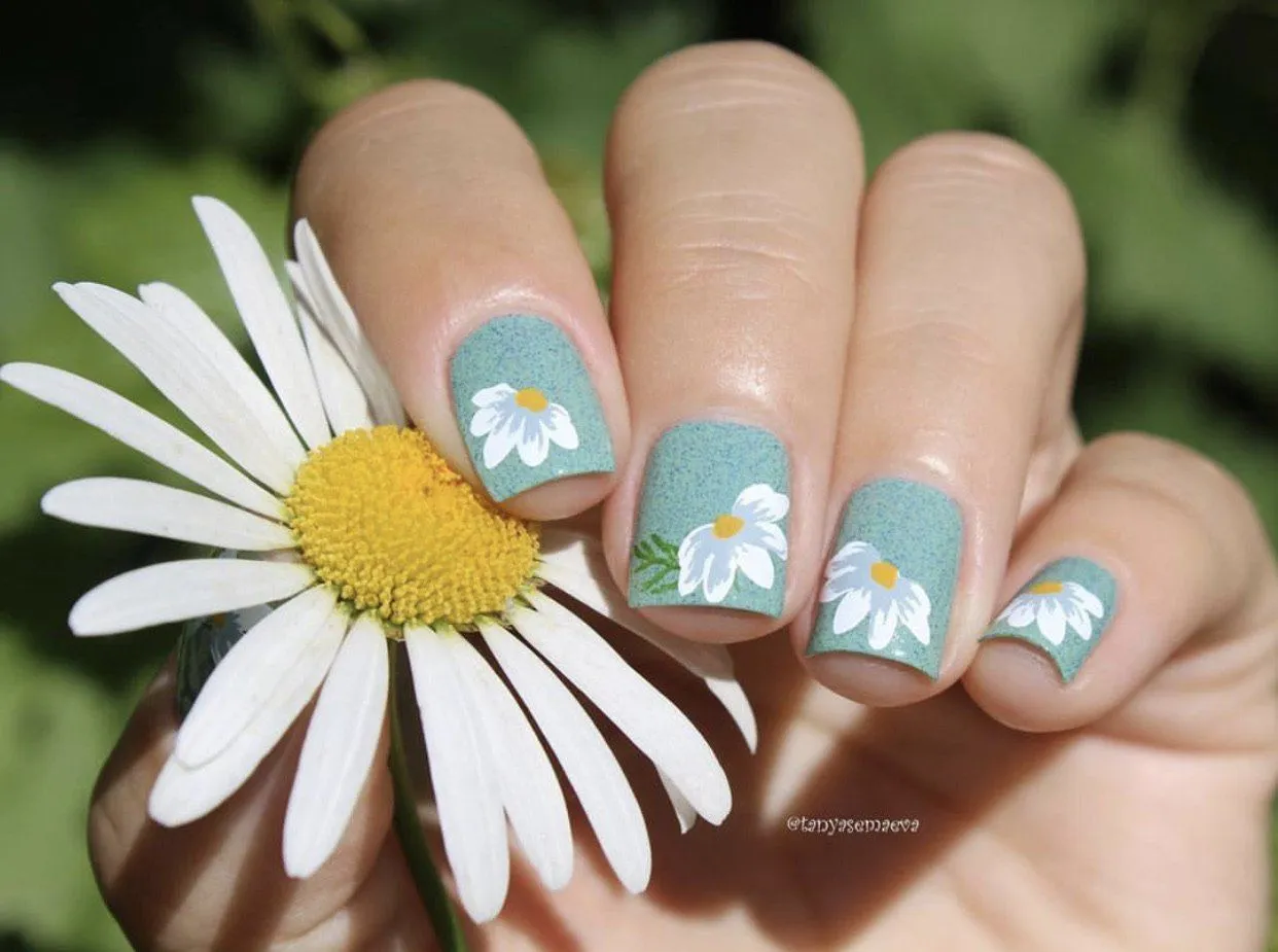 Clear Jelly Stamper CjS-104 I Dream of Daisies negleplade blomster stor