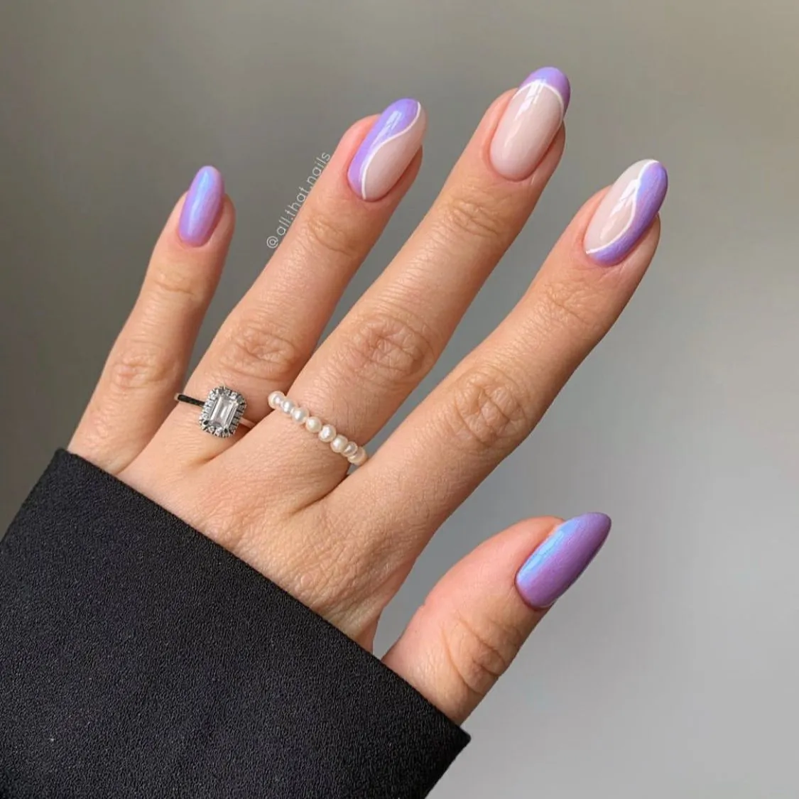 Didier Lab Exotic Peacock gellak lilla shimmer