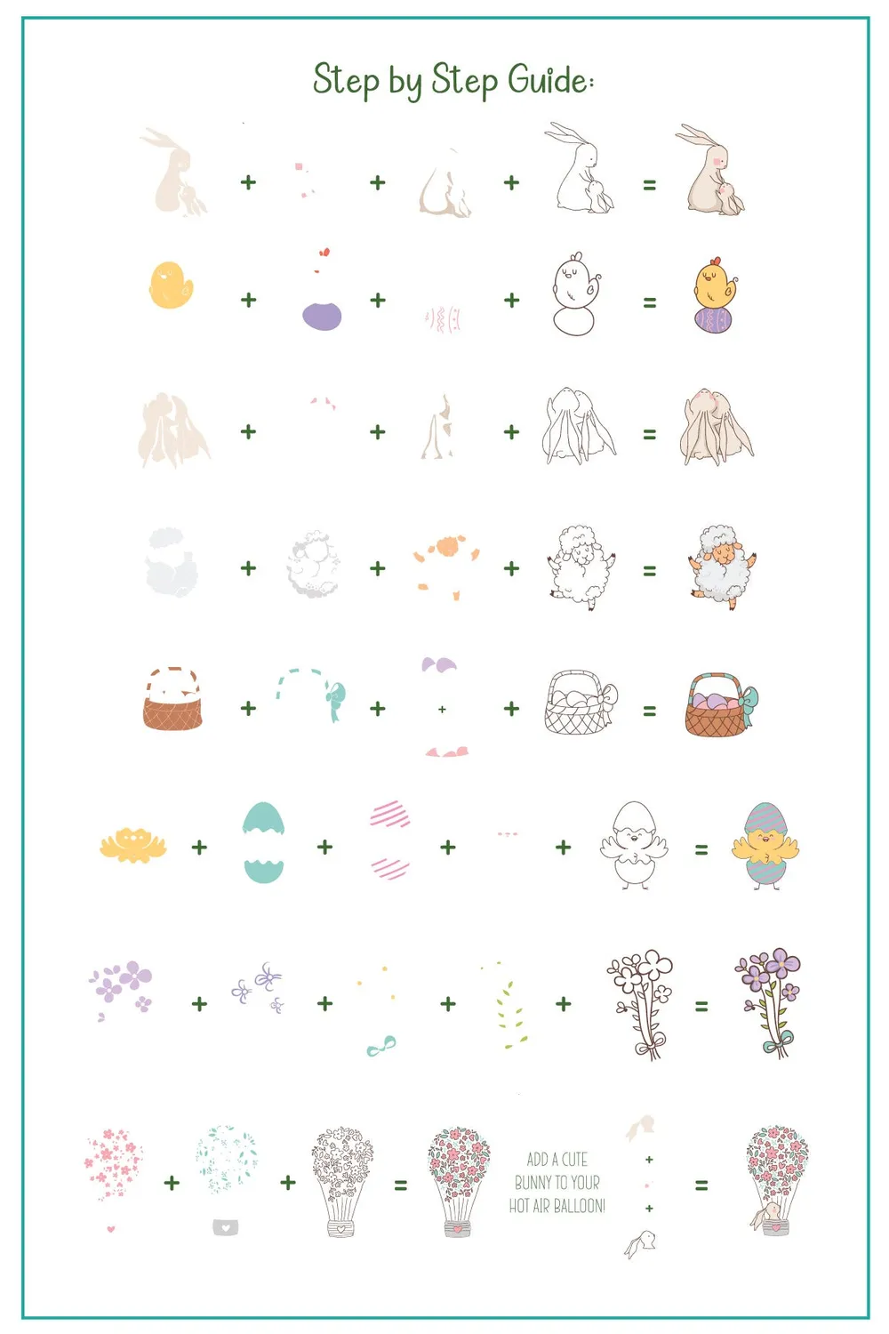 Clear Jelly Stamper Silly Bunny CjSH-87 stamping plade påske