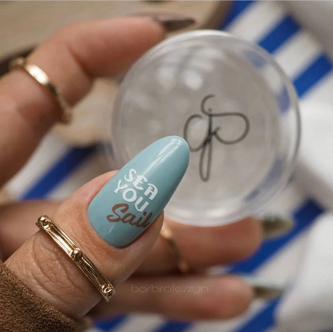 Clear Jelly Stamper CjS-162 Sail Away stamping plade 8x8 cm