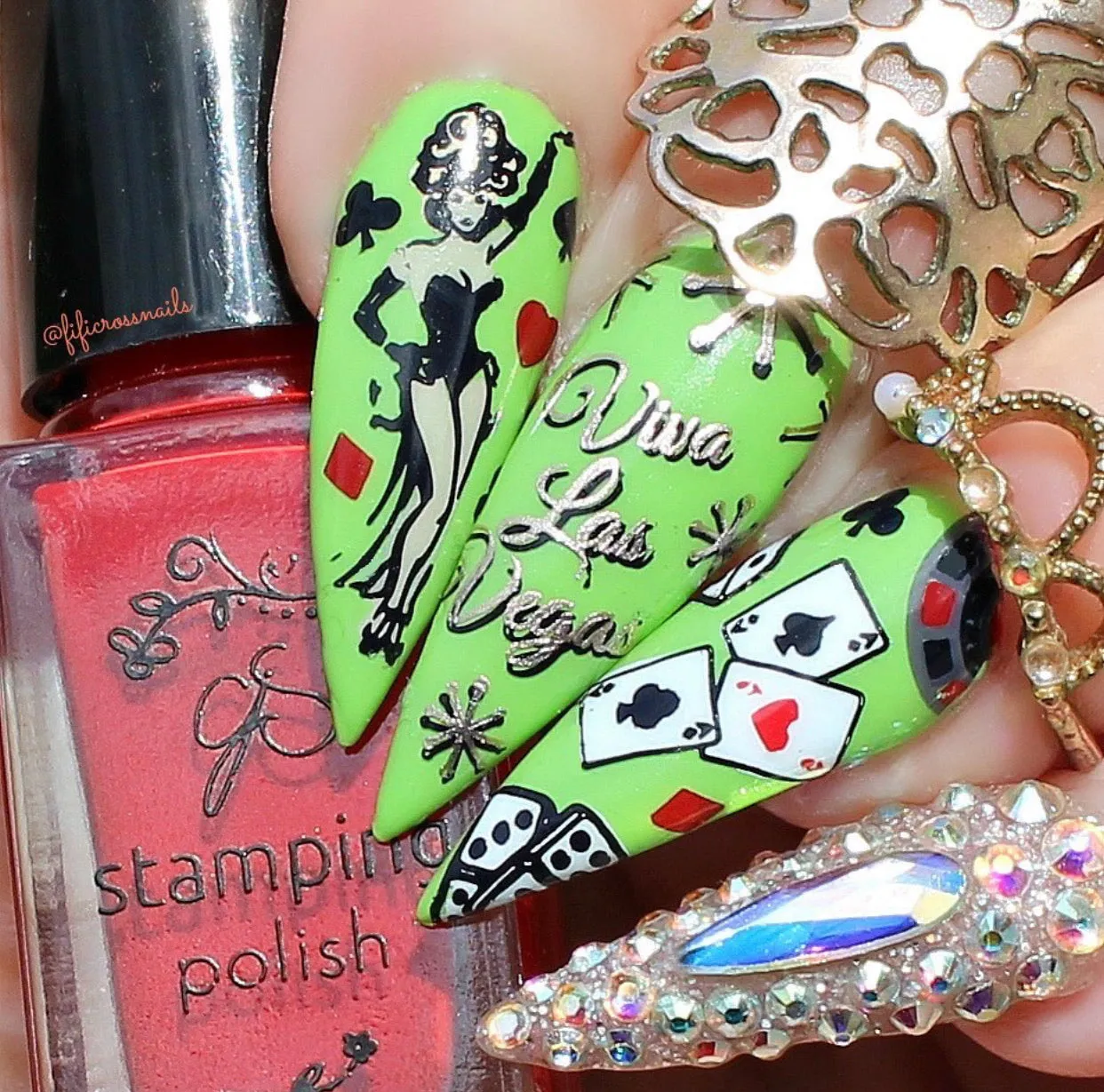 Clear Jelly Stamper CjSLC-47 Roll the Dice stempelplade casino