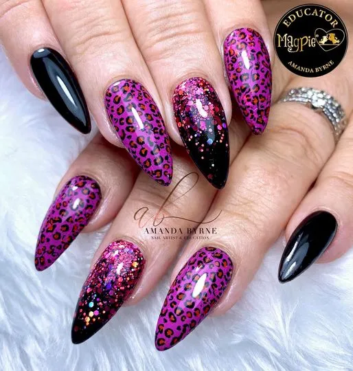 Indigo Nails Beautystones Melvin neglefolie effektmønster
