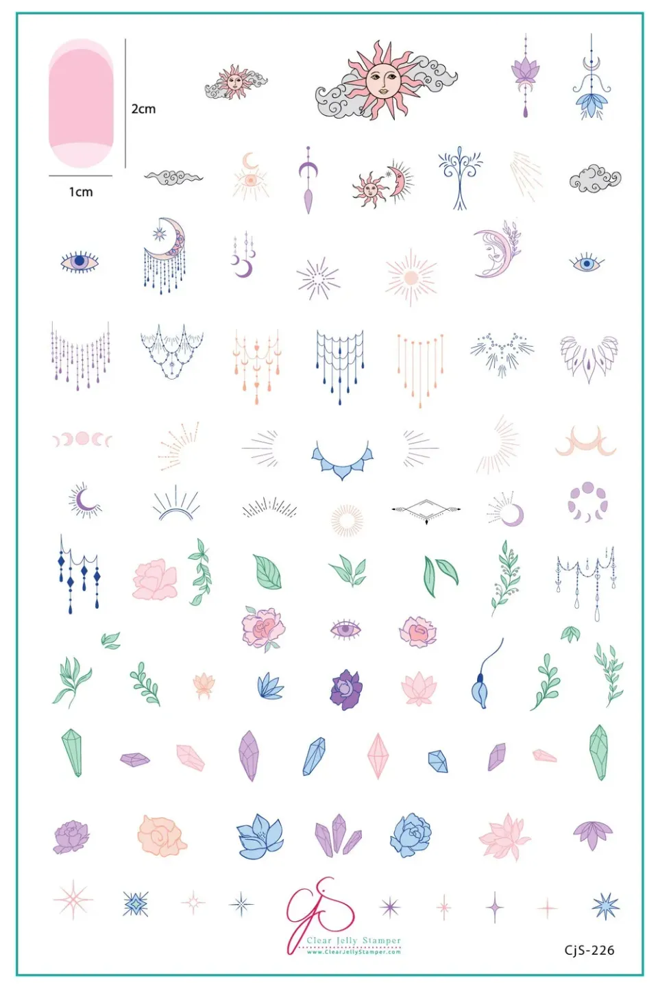 Clear Jelly Stamper A-Mystic-Mazing CjS-226 stampingplade