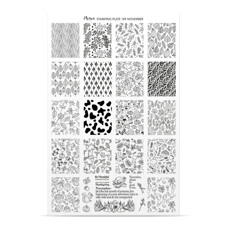 Moyra Try-on plate sheet No.149 stamping ark