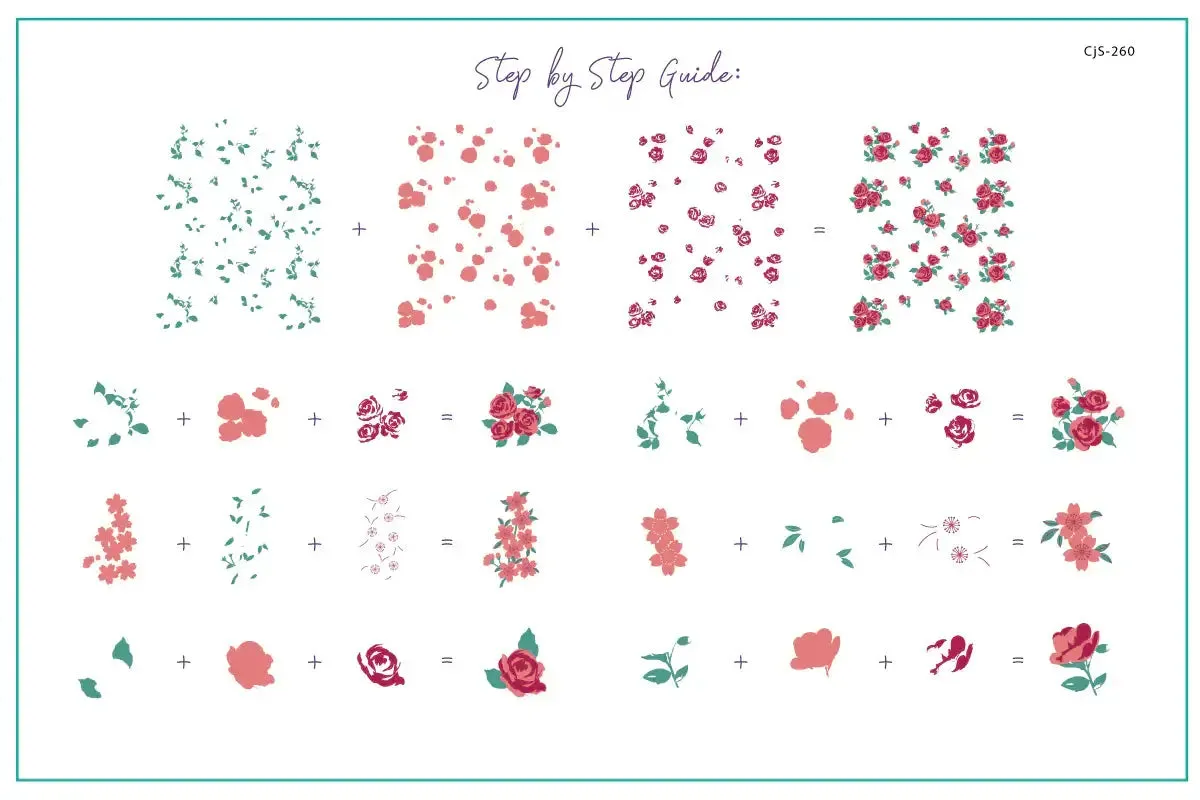Clear Jelly Stamper CjS-260 stampingplade Flirty Fierce