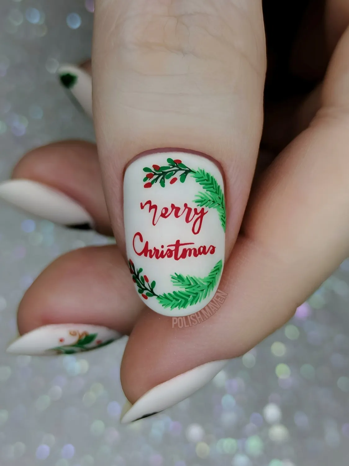 Clear Jelly Stamper CjSC-90 Merry Mistletoe stampingplade jul