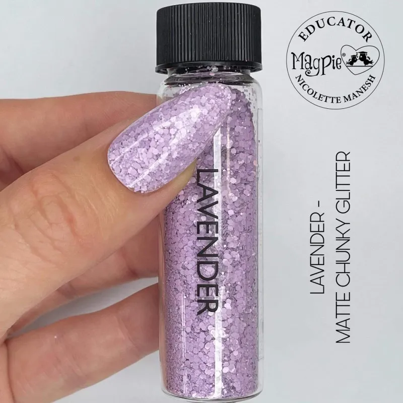 Indigo Nails Beautystones Lavender neglitter