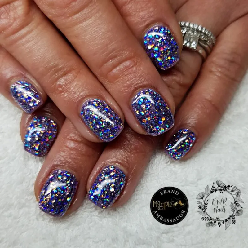 Indigo Nails Jean glitter til negle – klar glimmer