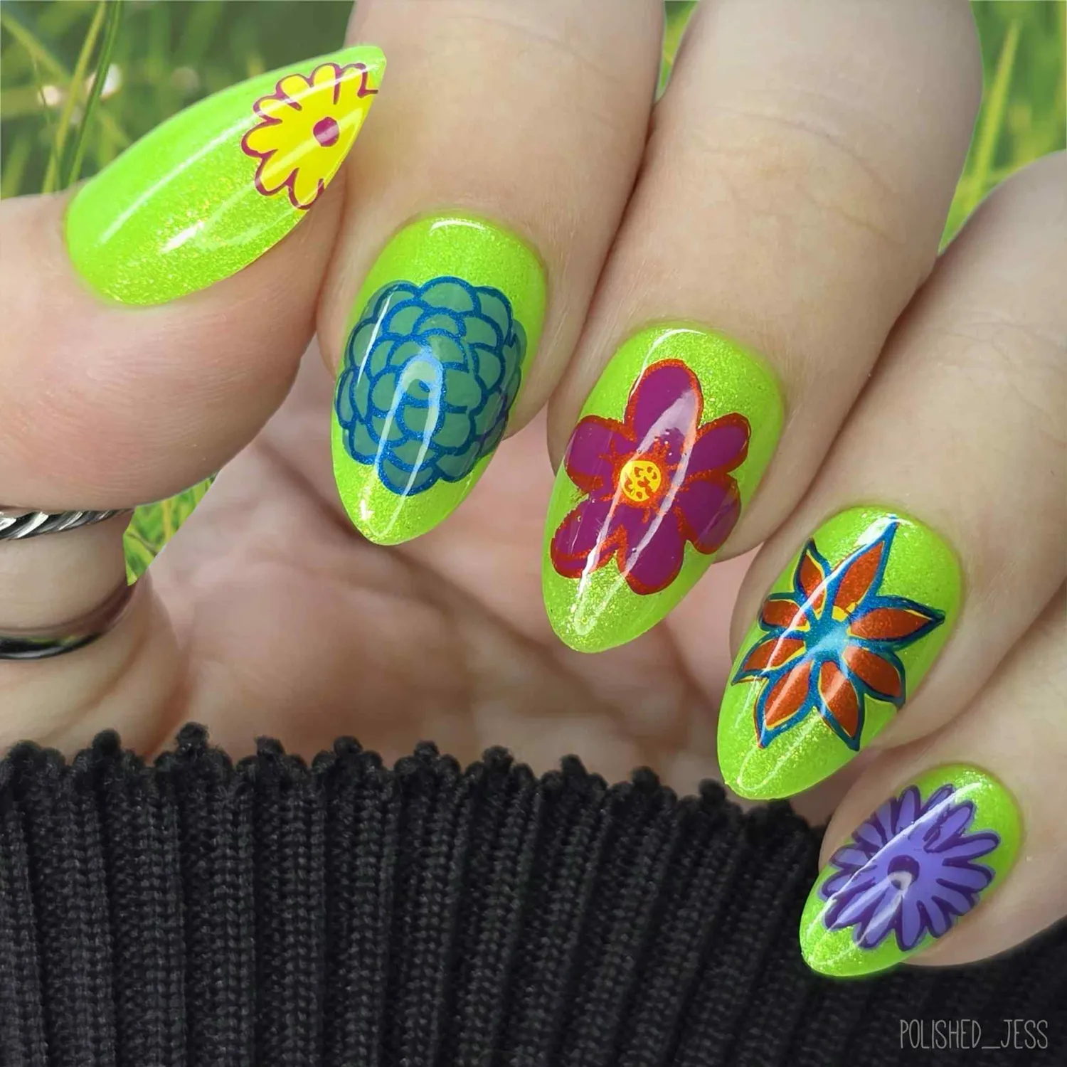 Clear Jelly Stamper CjS-65 Petals on Point stempelplade blomster