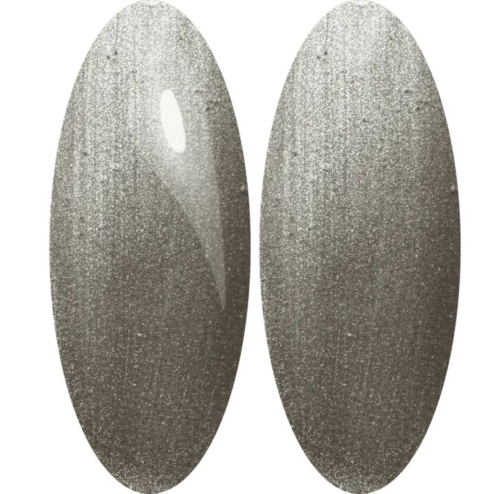 Mline Glam Glow C002 cateye gelpolish grå shimmer