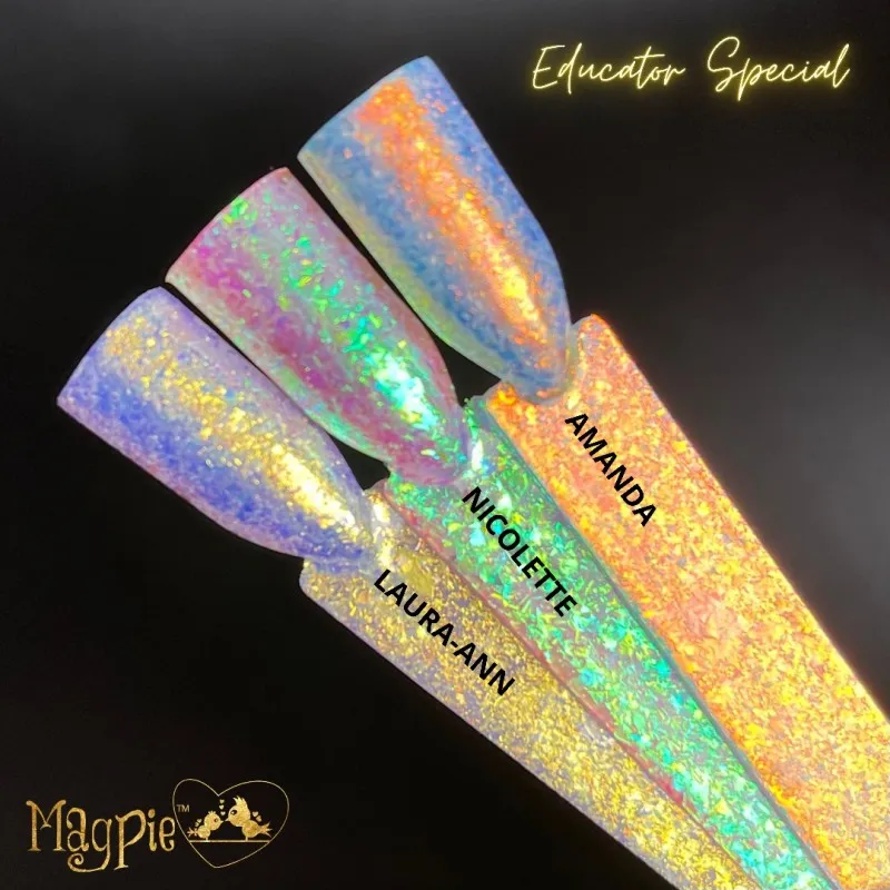 Beautystones Amanda negleflager metallisk effekt til negle