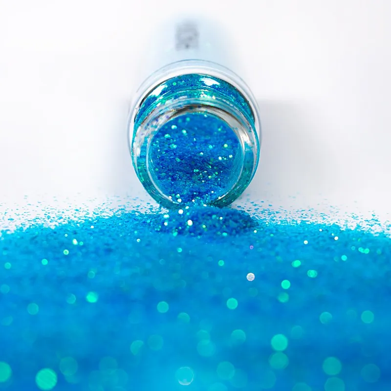Indigo Nails Hyacinth Glitter negleglitter lilla