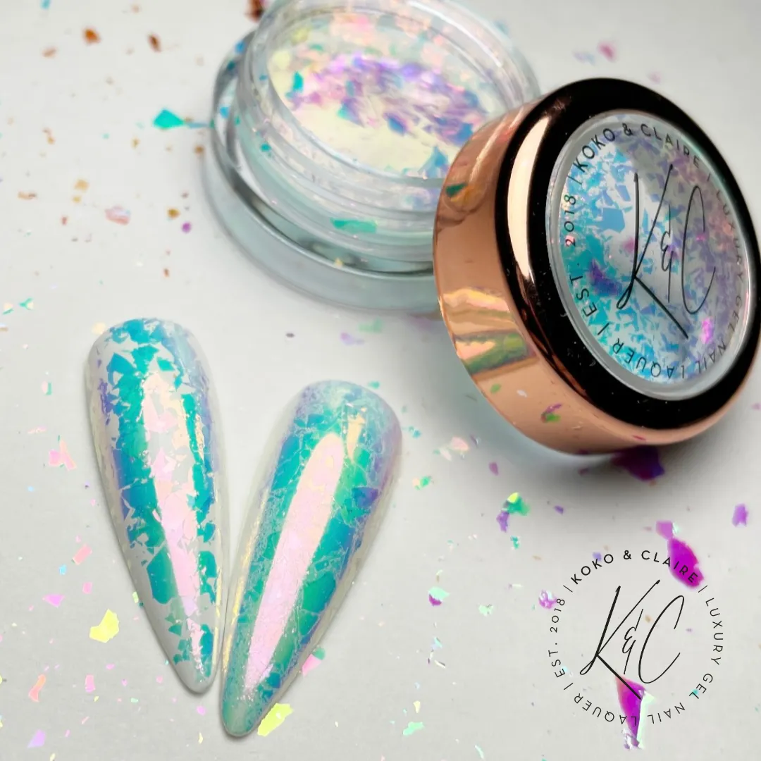 Clear Jelly Stamper KoKo & Claire Fairy Flakes neglepynt