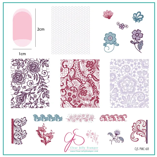Clear Jelly Stamper December 2022 Plate of the Month sæt 8x8