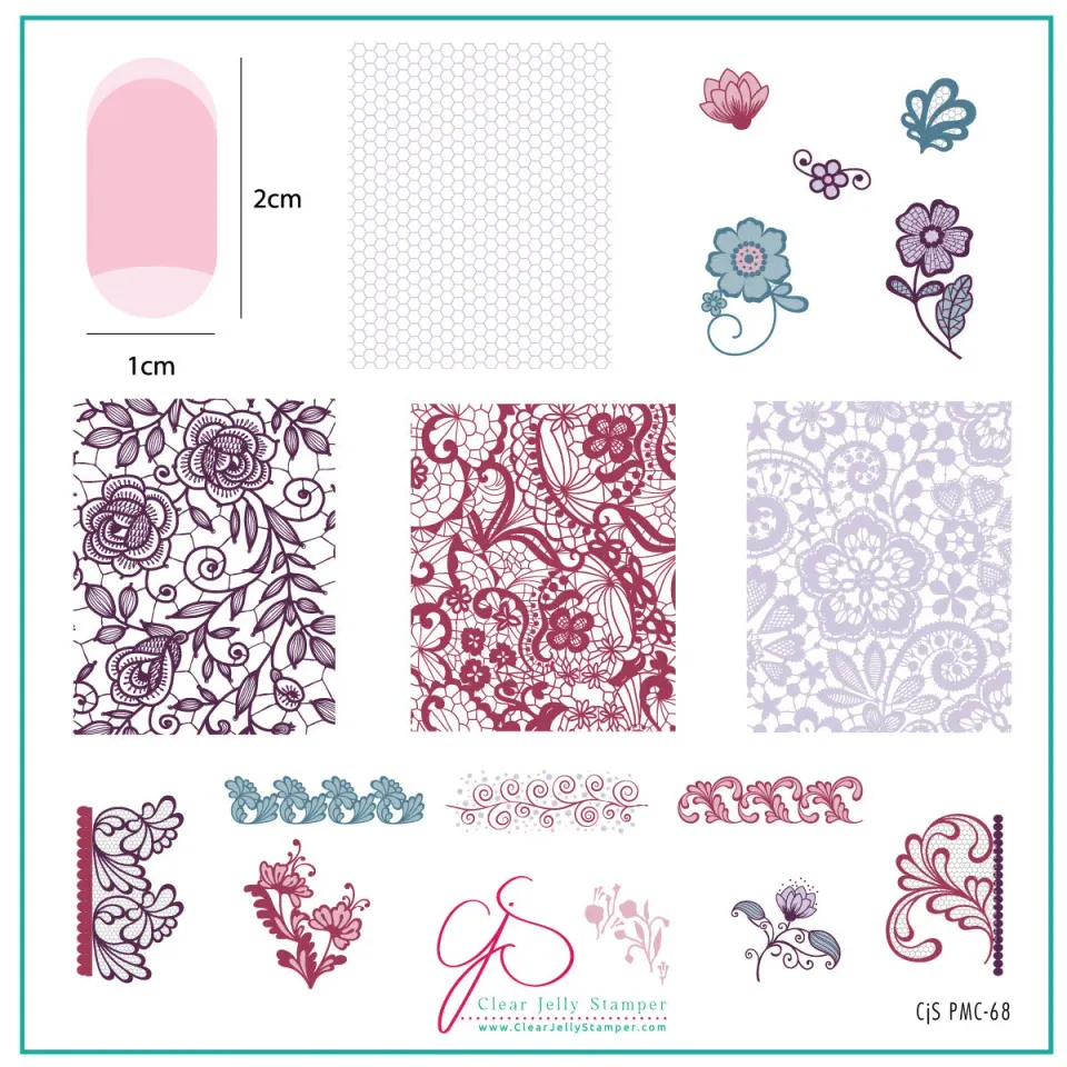 Clear Jelly Stamper December 2022 Plate of the Month sæt 8x8