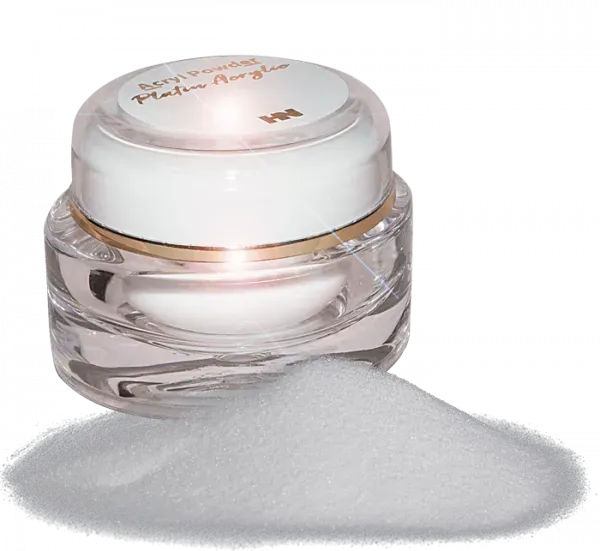 Nail Supply Platin Clear akrylpulver 20g transparent