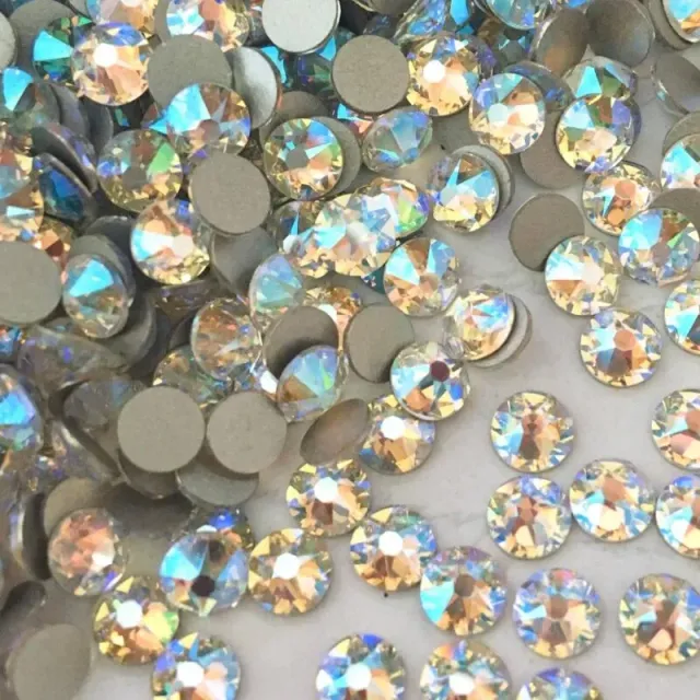 Beautystones Crystal Shimmer neglesten klar iriserende