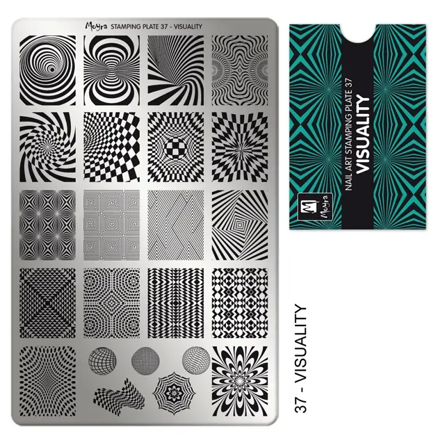 Moyra Stamping plate 37 Visuality negleplade stamping