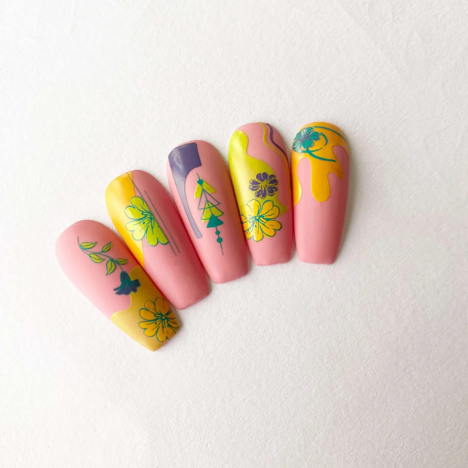 Clear Jelly Stamper CjS-290 French Mani Four stampingplade