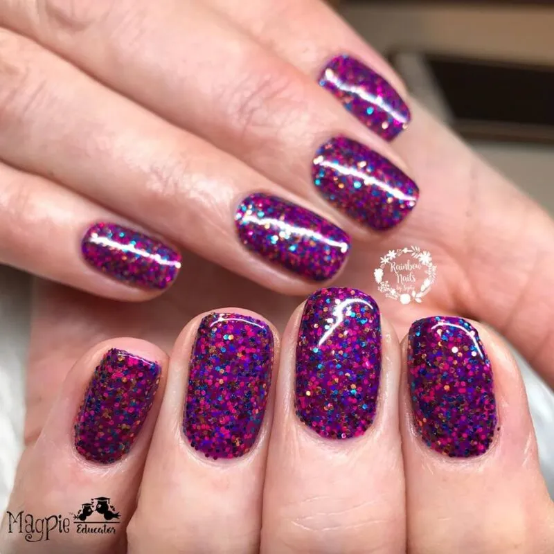 Indigo Nails Beautystones Georgie glitter til negle guld