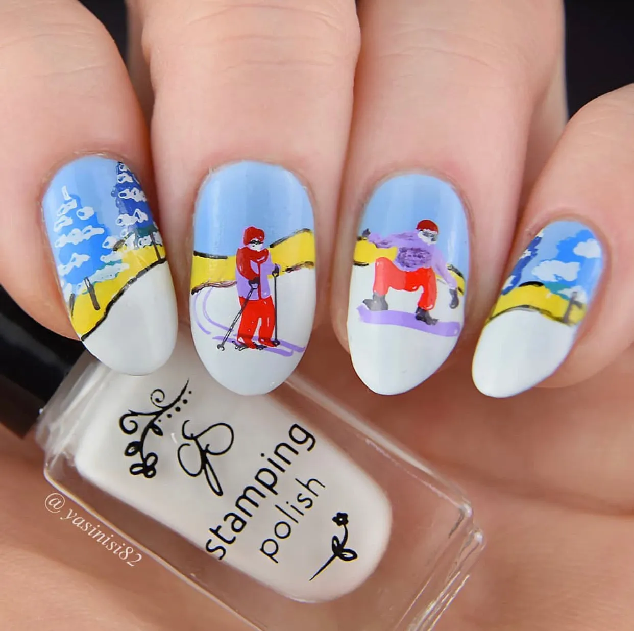 Clear Jelly Stamper CjS-179 Sporty Winter stempelplade
