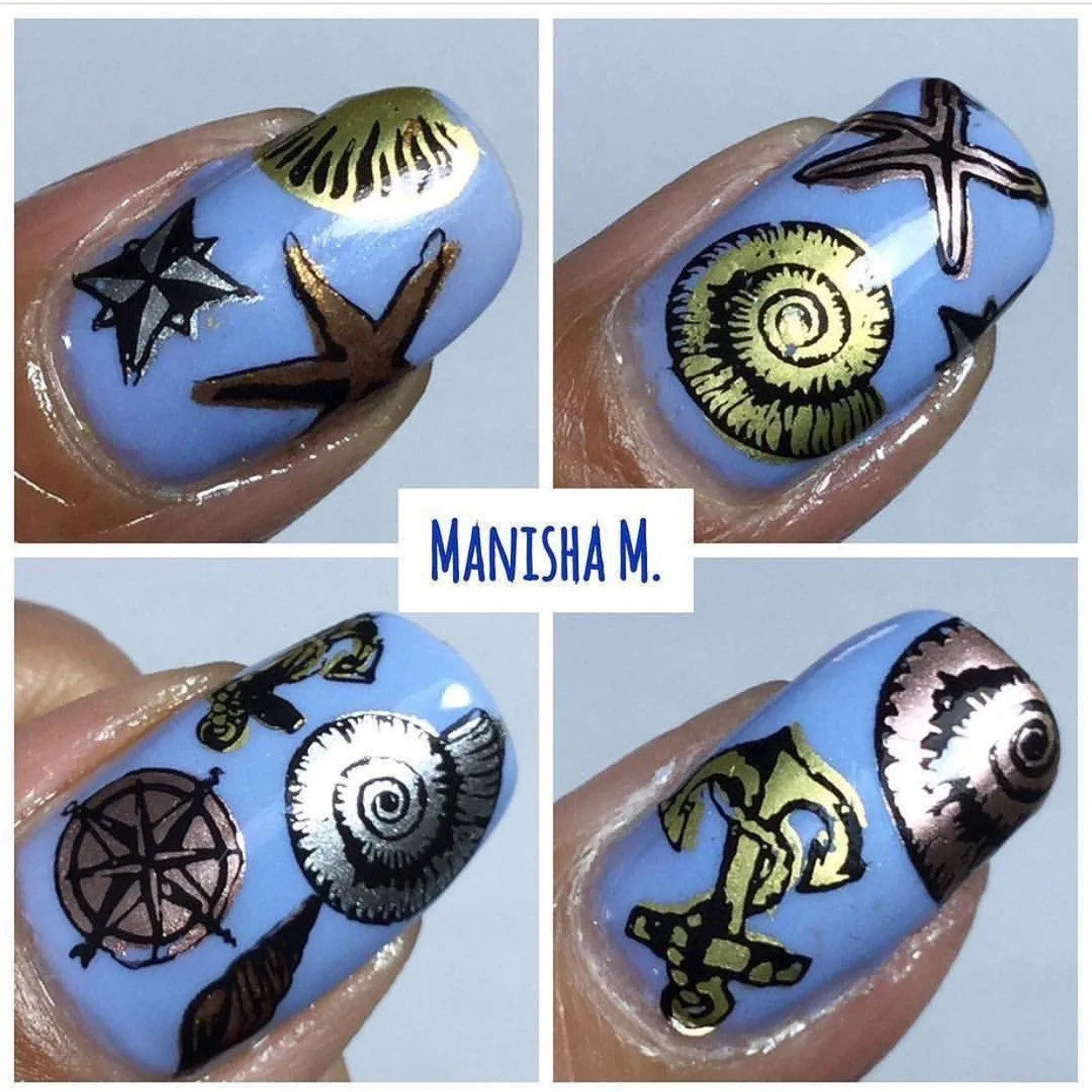 Clear Jelly Stamper LC-11 stamping plade treasures sea