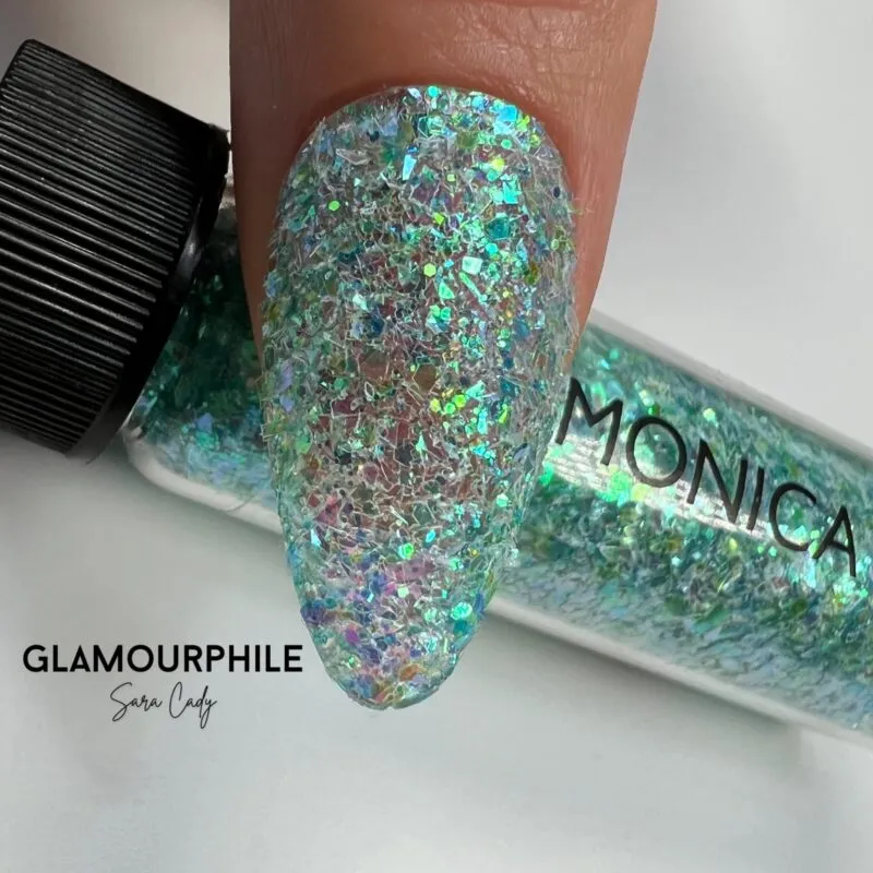 Indigo Nails Monica Glitter neglitter fest