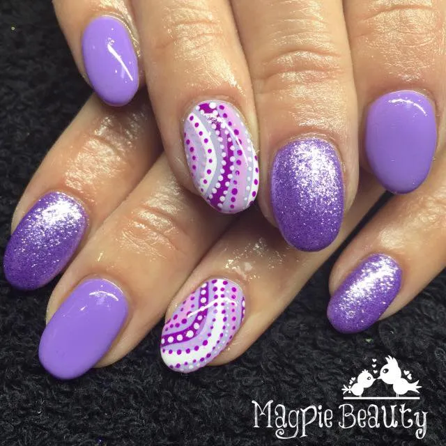Indigo Nails Nora negledust med shimmer