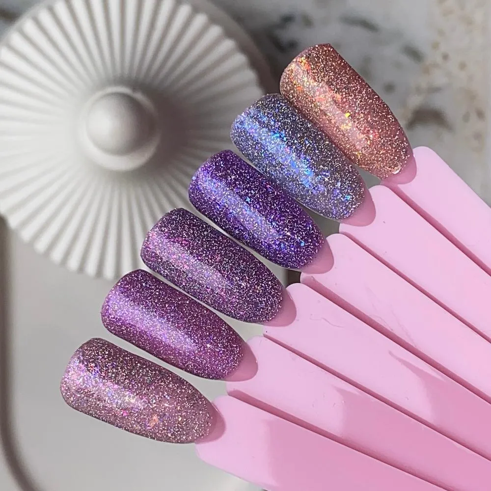 Didier Lab Pop Star No1 gellak glitter lyserød