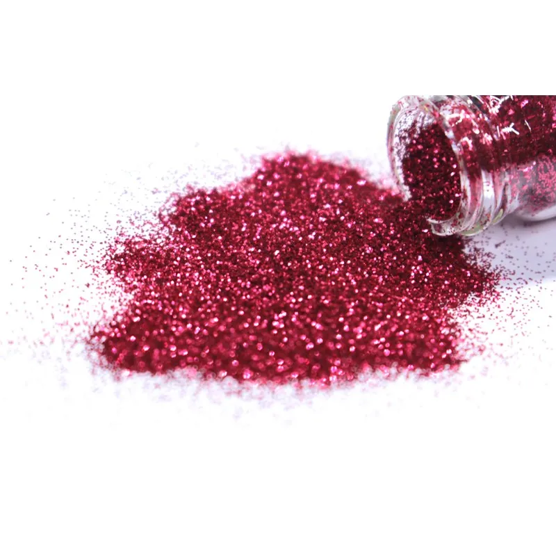 Indigo Nails Ruby Glitter neglitter rød