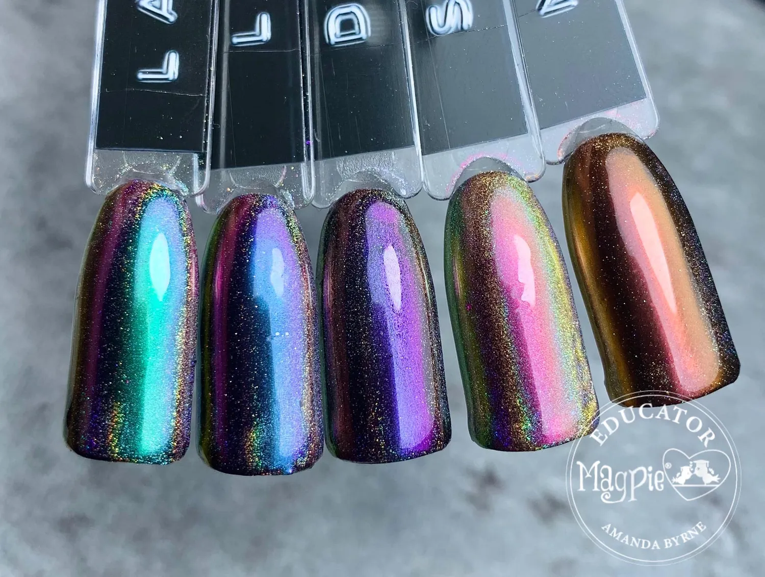 Beautystones Laurel Holo Chrome neglepulver spejleffekt
