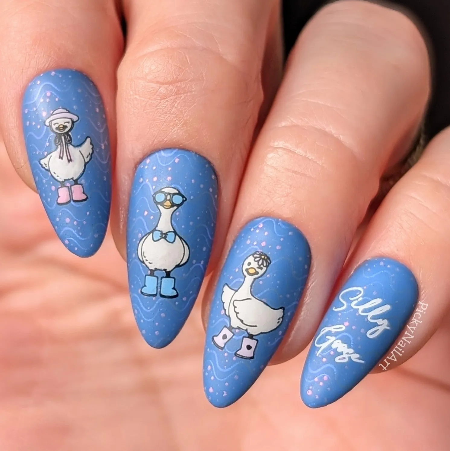 Clear Jelly Stamper CJS-396 Silly Goose stamping plade påske