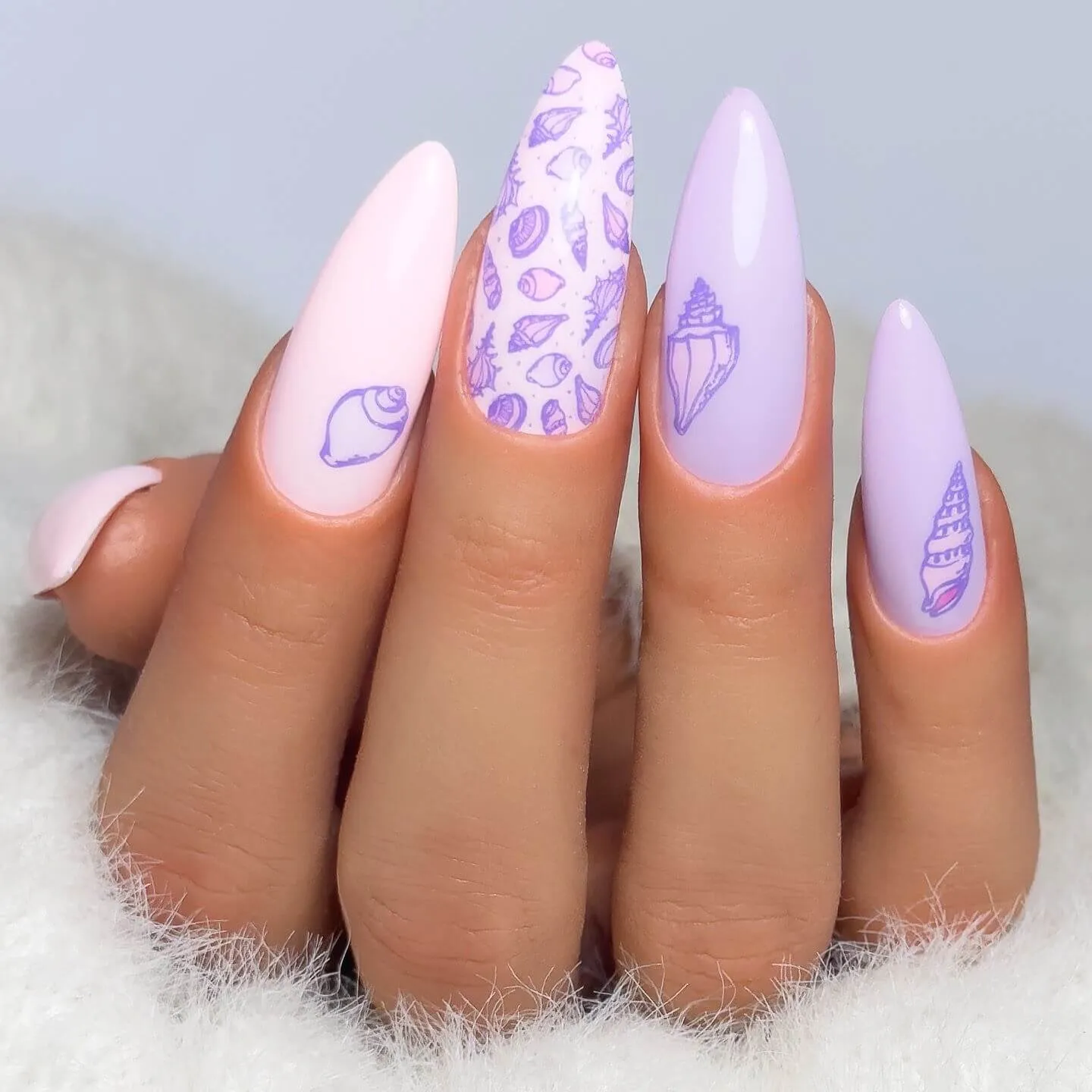 Clear Jelly Stamper CjS-368 stampingplade She Sells Seashells
