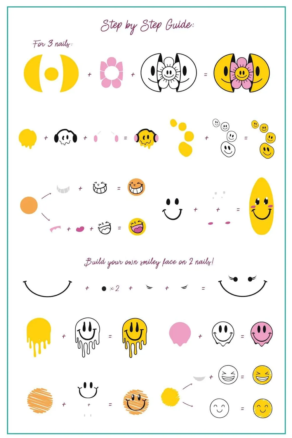 Clear Jelly Stamper CjS-325 Smile stampingplade stor