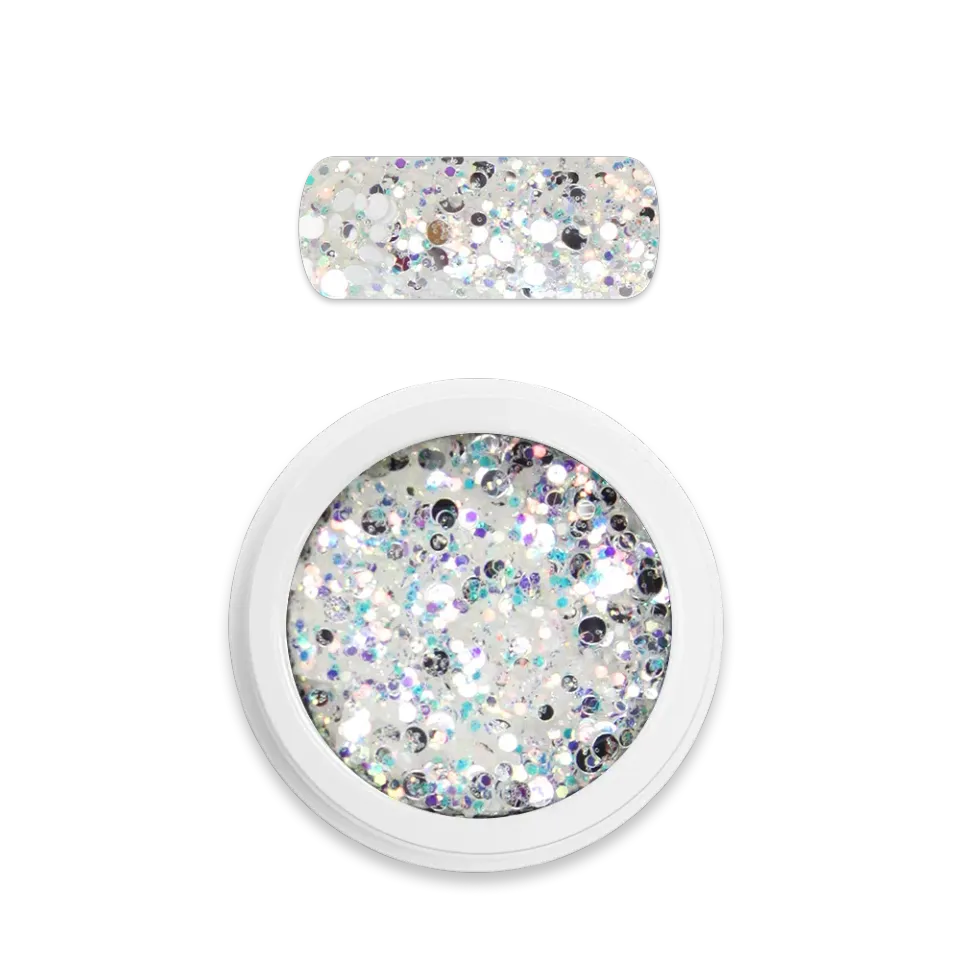 Moyra Holo Glitter Mix 05 negleglimmer white 3 g