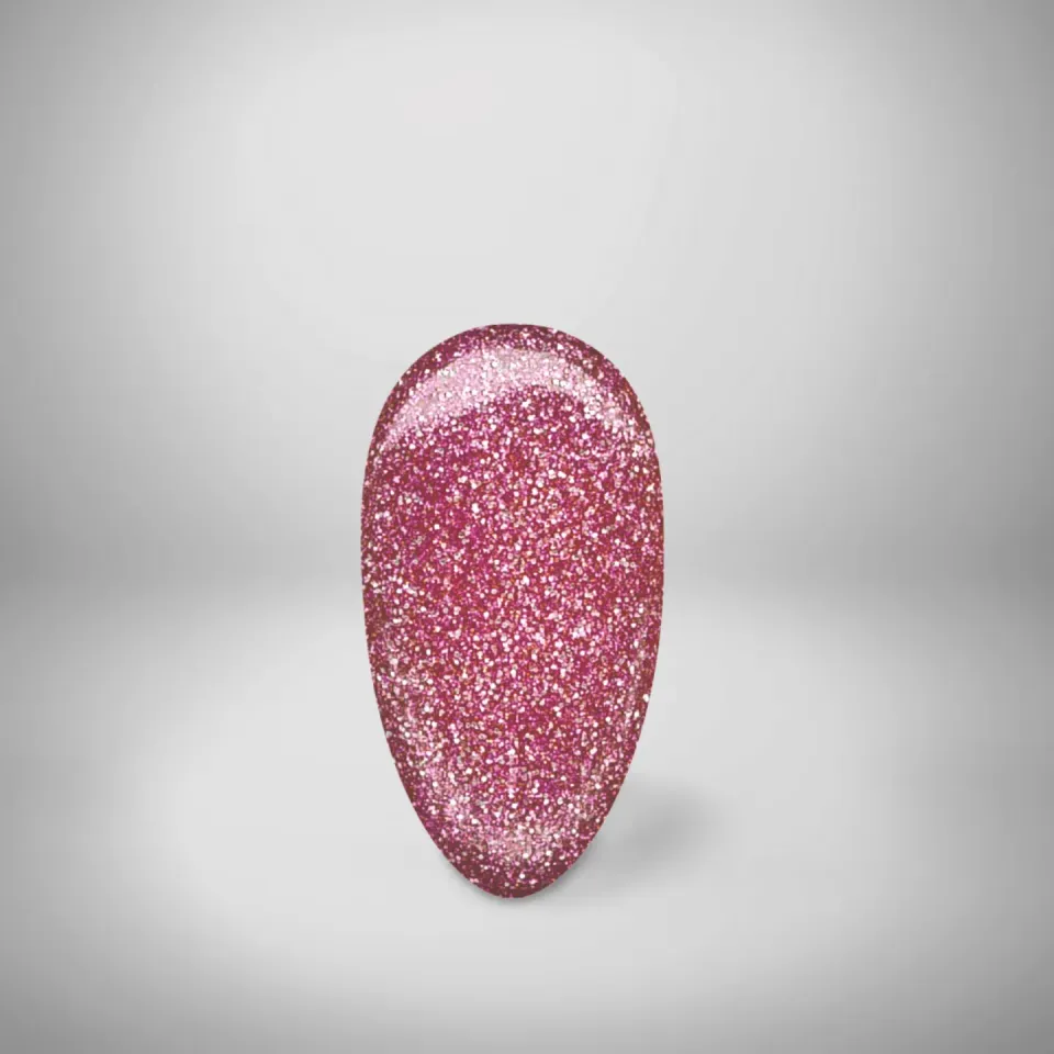 Nail Supply Glam Dark Rose GL-028 gellak 5g mørkerosa