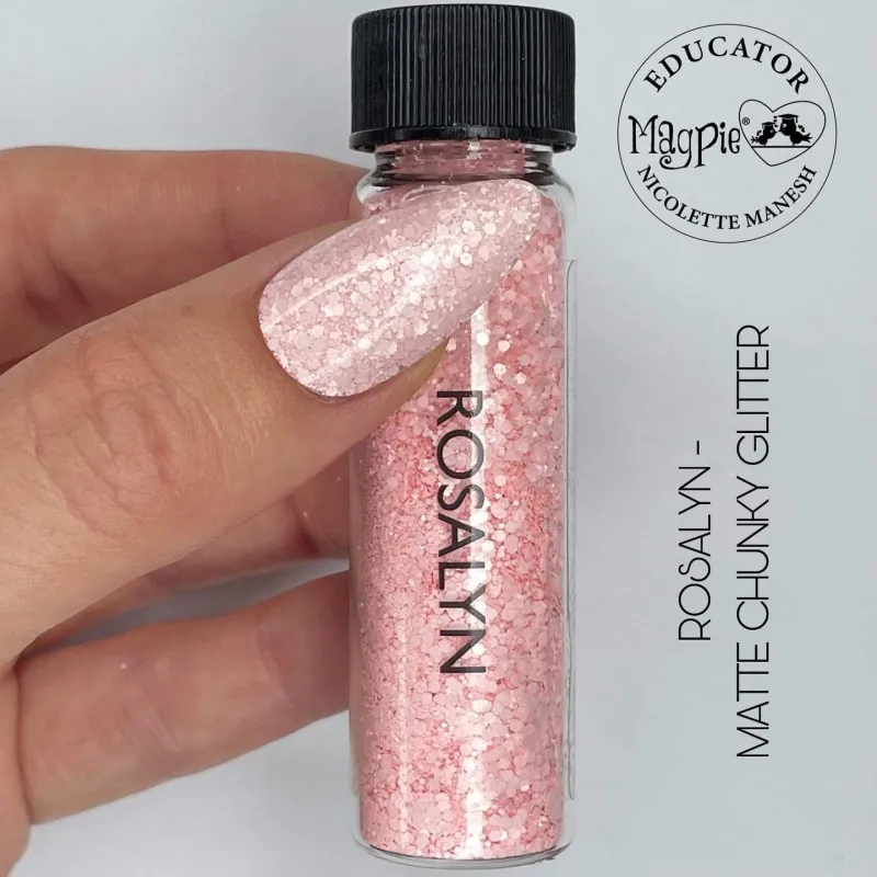 Indigo Nails Beautystones Rosalyn glitter til negle