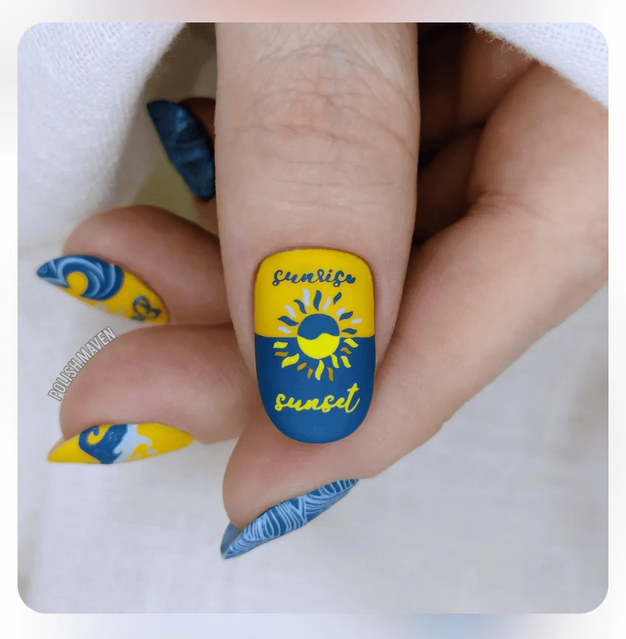 Clear Jelly Stamper Sun and Waves CjS-304 stampingplade sol