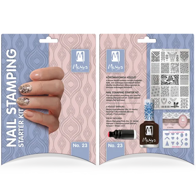 Moyra stamping startsæt 23 Vanity komplet sæt