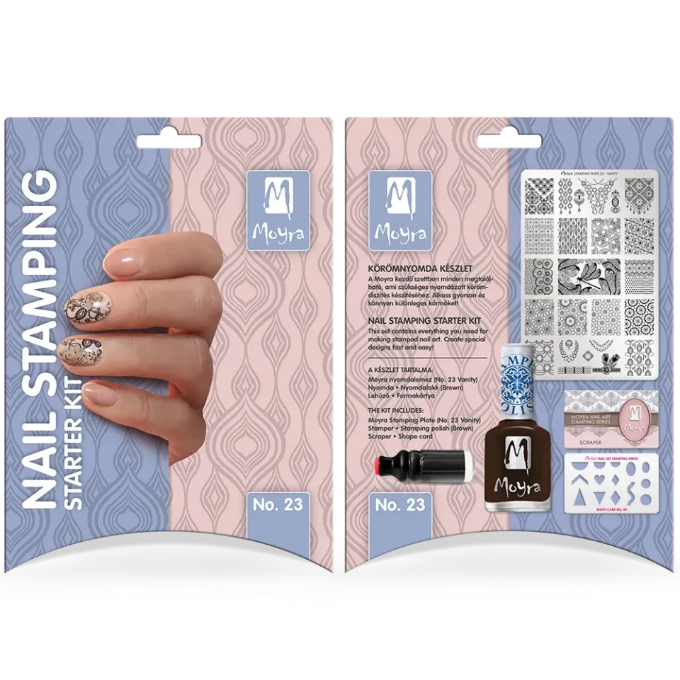 Moyra stamping startsæt 23 Vanity komplet sæt