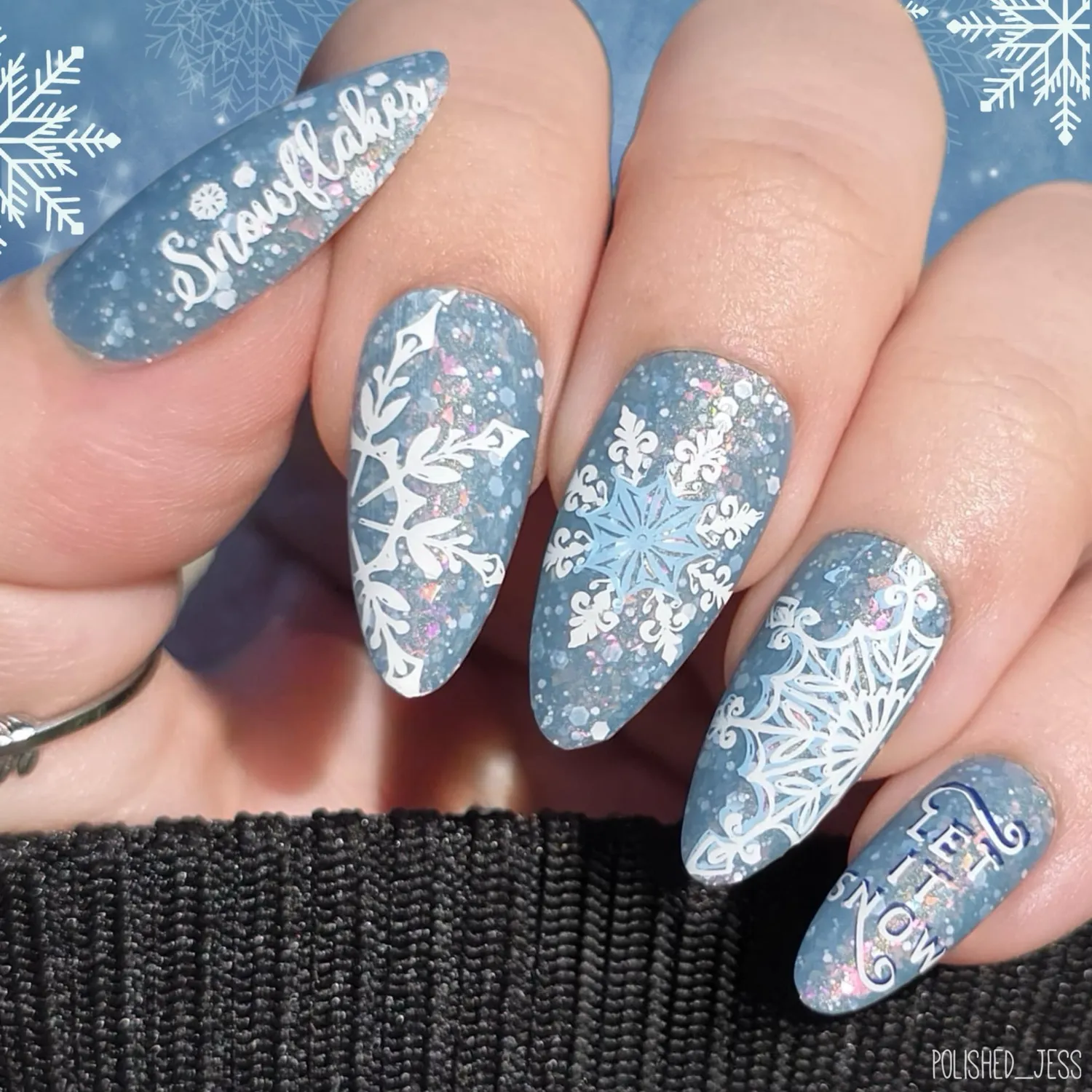 Clear Jelly Stamper CjSC-18 stempelplade Let it Snow snefnug